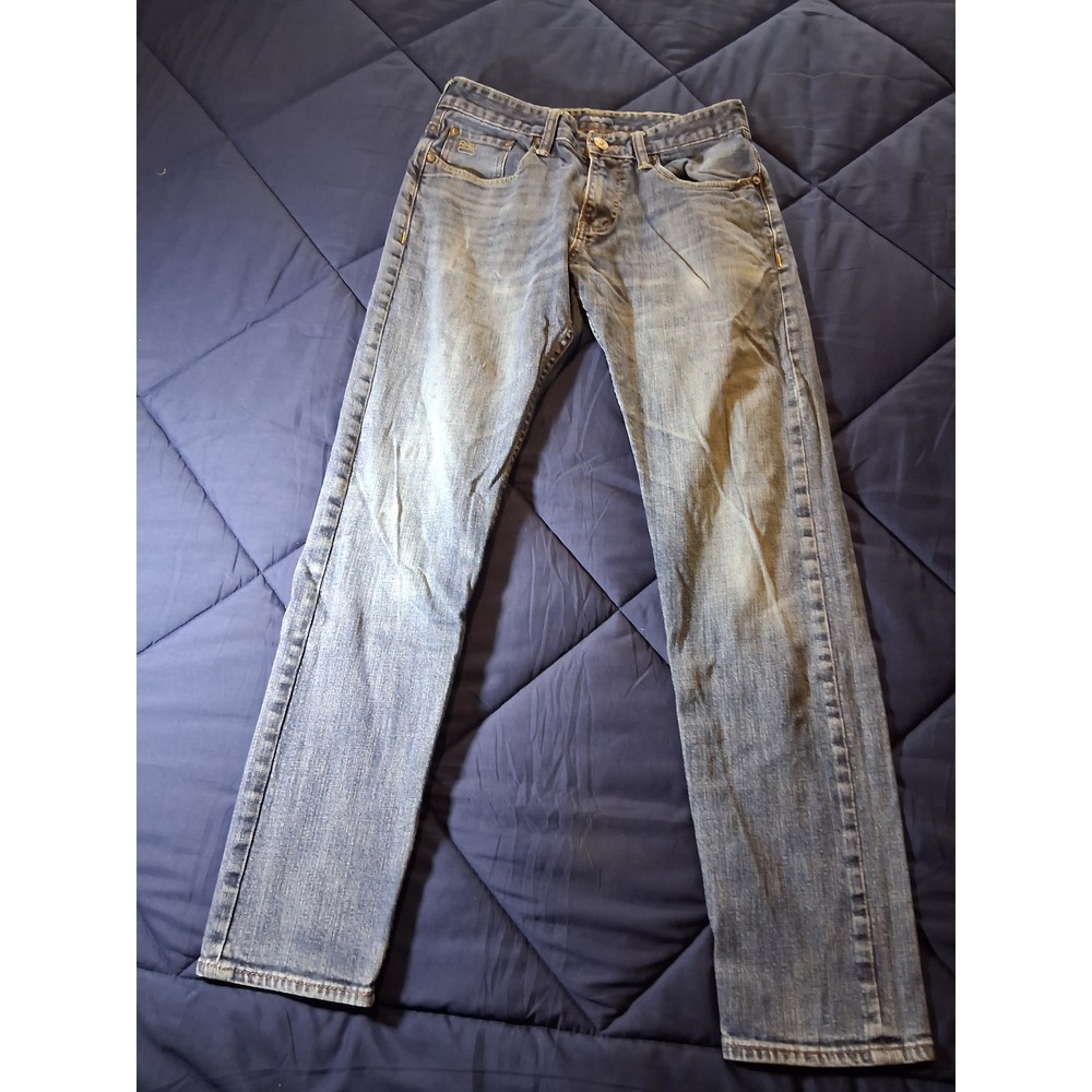 G-Star Raw 3301 Mens Straight Leg Jeans Blue Medium Wash Denim 31x32